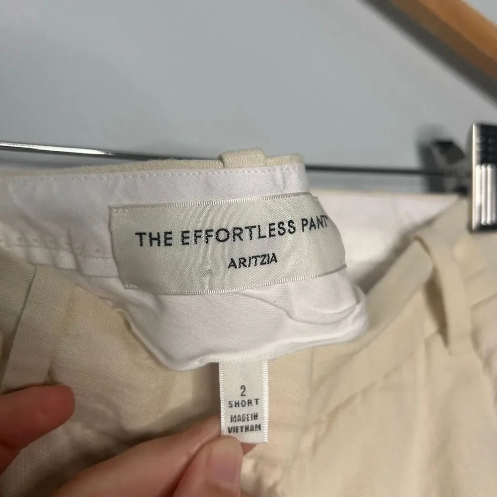 Aritzia The Effortless Pant™ Linen size 2 - Short